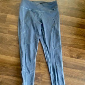 Victoria's Secret Sport Gray/Blue Leggings size Medium like new
